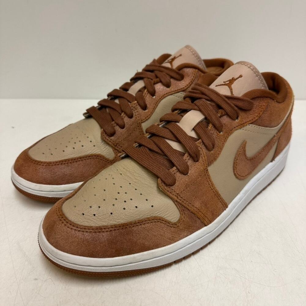EUC Nike Air Jordan 1 Low SE Legend Coffee Basketball Sneaker Skate W 10.5 M 9